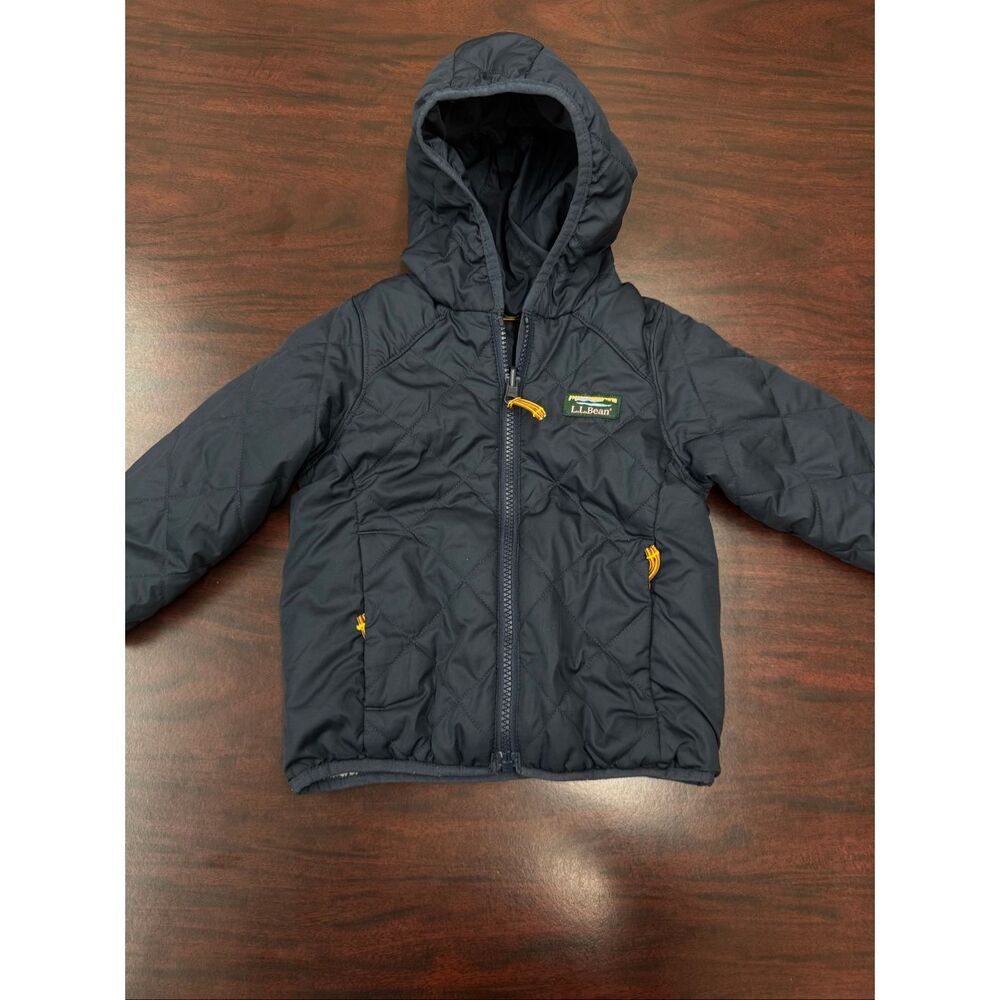 L.L. Bean Baby Navy Mountain Bound Reversible Puffer Coat Size 12-18 Months